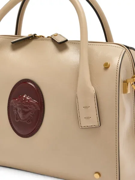 Geantă shopper Versace din piele