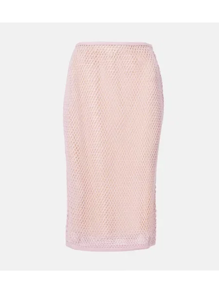 Midi krilo Prada roza