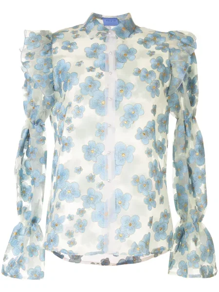 Bluză Macgraw din organza albastru