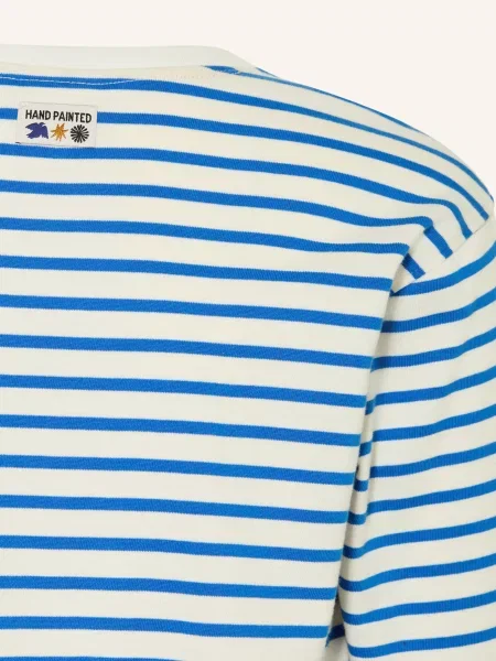 Scotch & Soda Koszulka Z Długim Rękawem blau biała
