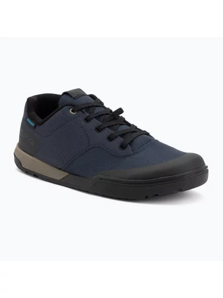 Încălțăminte de ciclism platformă pentru bărbați Shimano dark blue albastru