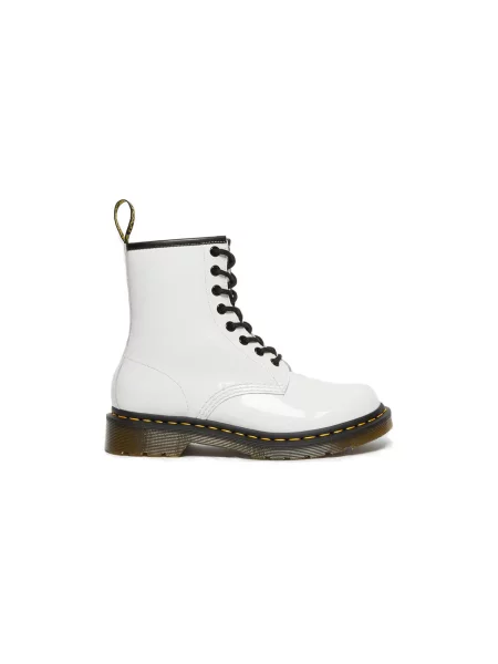 Dr. Martens Patent Lamper Boots W Kobiety Obuwie Dr. Martens Size: 4 biały