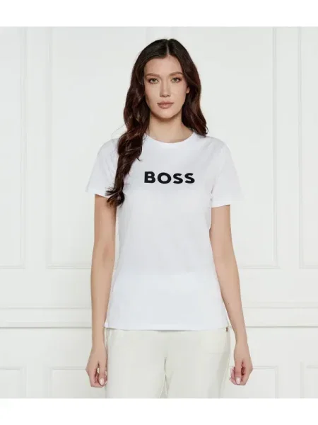 BOSS ORANGE Tricou | Regular Fit alb