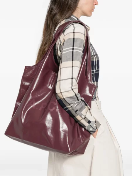 Geantă shopper A.p.c. cu imagine roșu