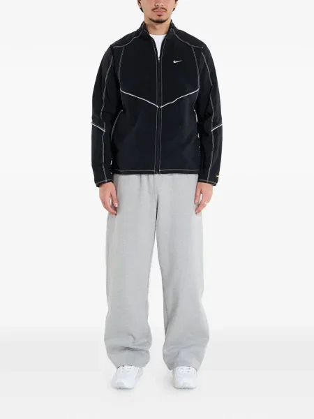 Kratak retro majica Nike s čipkom crna