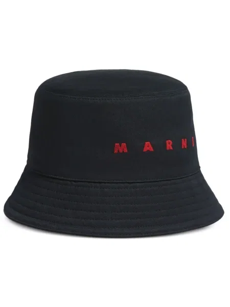 Pălărie Marni cu broderie negru