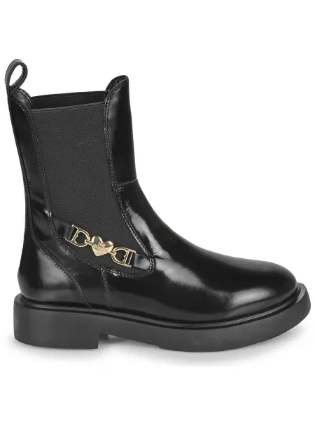 Cizme scurte Love Moschino negru