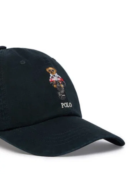 Polo Ralph Lauren Kapa s šiltom M Classics Črna bela