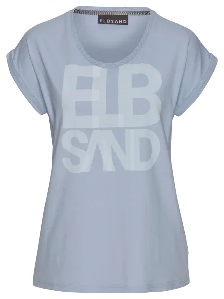Elbsand Tricou pastel / deschis albastru