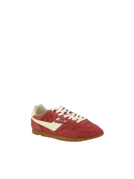 Sneakersy Autry zamszowe biznesowe brązowe