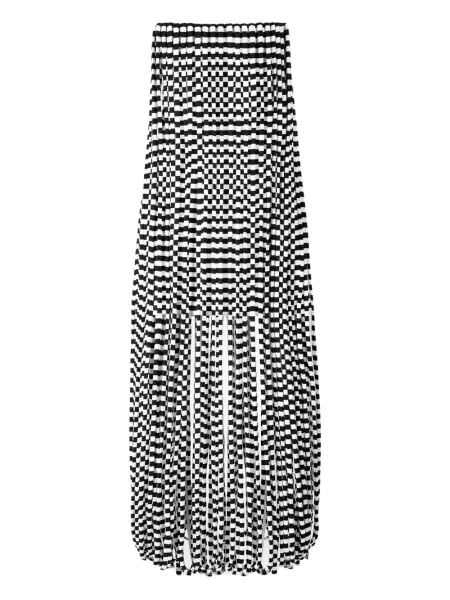 Rochie Ioana Ciolacu cu franjuri cu dungi de costum alb