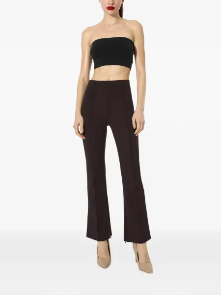 Pantaloni Wolford evazate maro