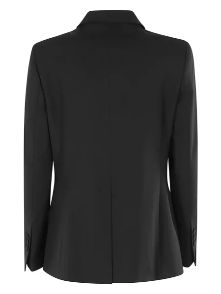 Sacou Seventy cu două rânduri de nasturi negru