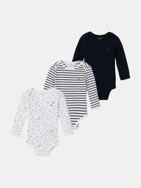 Tommy Hilfiger body pentru bebeluși din cu pachet de 3