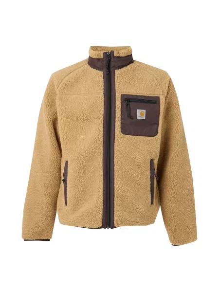 Carhartt WIP Jachetă fleece Prentis ciocolatiu / pueblo maro