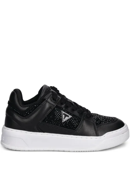 Sneakerși Guess de cristal negru