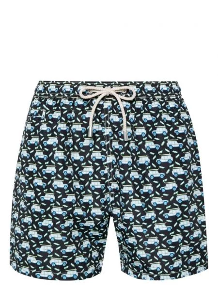 Pantaloni scurți Mc2 Saint Barth negru