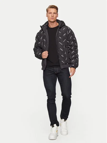 Versace Jeans Couture geaca de puf barbati de iarna negru