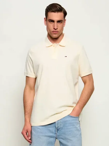 Tommy Jeans Tenisz póló bézs