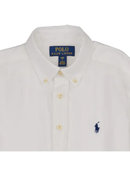Cămașă copii Polo Ralph Lauren alb