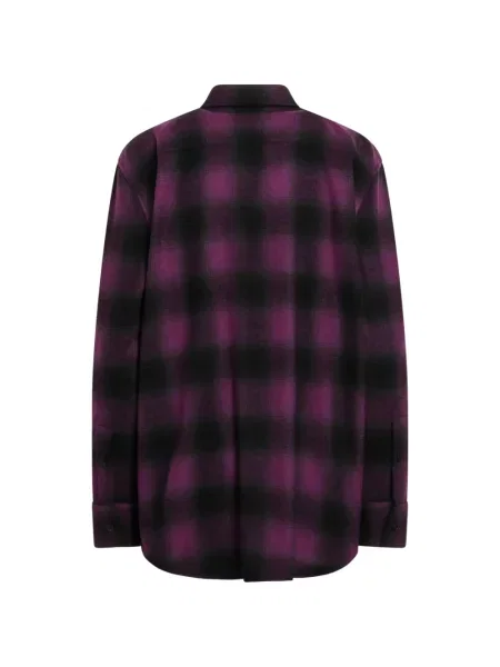 Cămașă Balenciaga în carouri violet
