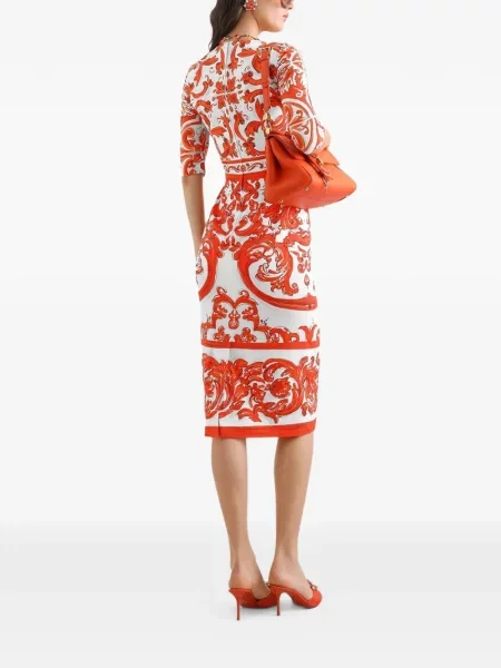 Rochie Dolce & Gabbana cu imagine alb