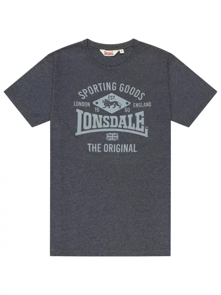 T-shirty Lonsdale Whashton szara