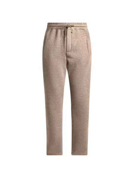 Pantaloni Etro din jacard alergare maro