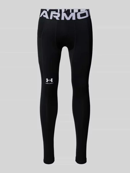 Bielizna termoaktywna Under Armour z nadrukiem czarna