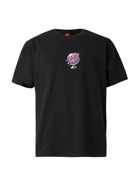 Santa Cruz Tricou Knibbs Cryptic World Centre roz / negru alb