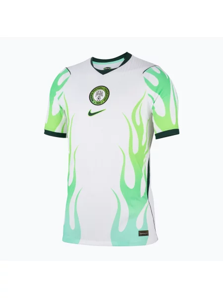 Tricou de fotbal pentru bărbați Nike Nigeria Match Away white/green glow/black alb