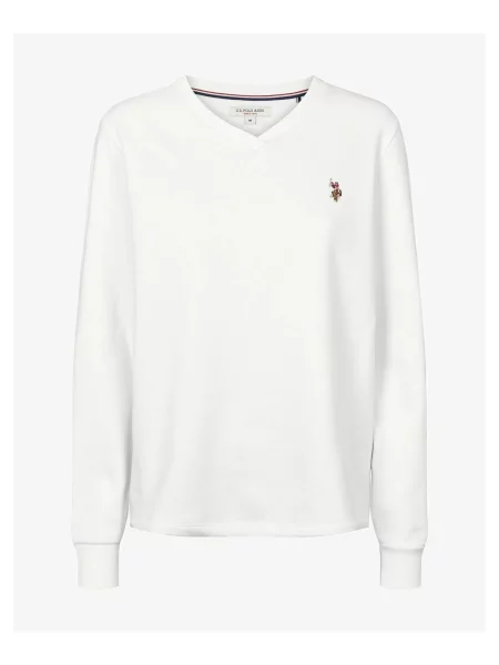 U.S. POLO ASSN. Pulóver UWMacy' fehér