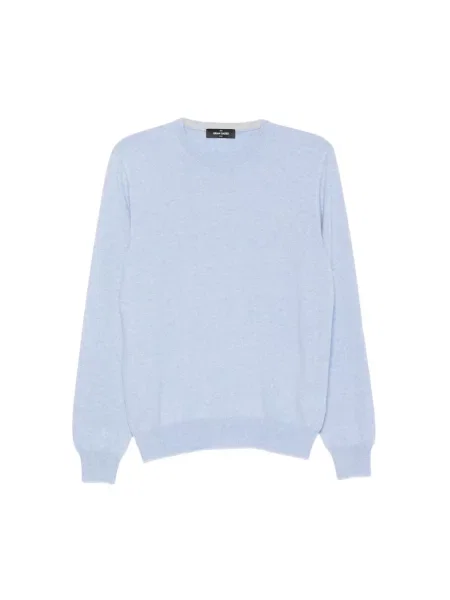 Sweter Gran Sasso z kaszmiru niebieski