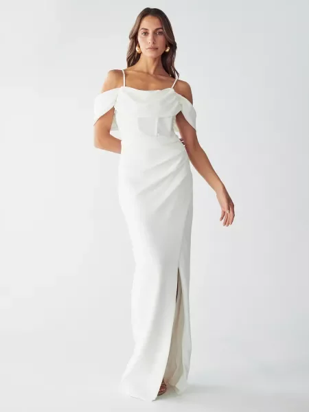 BWLDR Rochie AMALIAH' alb