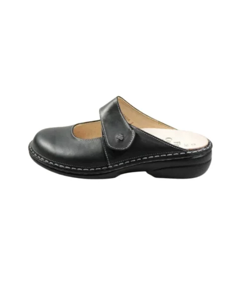Balerinki Finn Comfort skórzane czarne