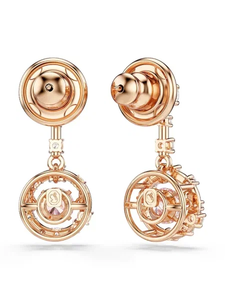 Swarovski Cercei auriu roz