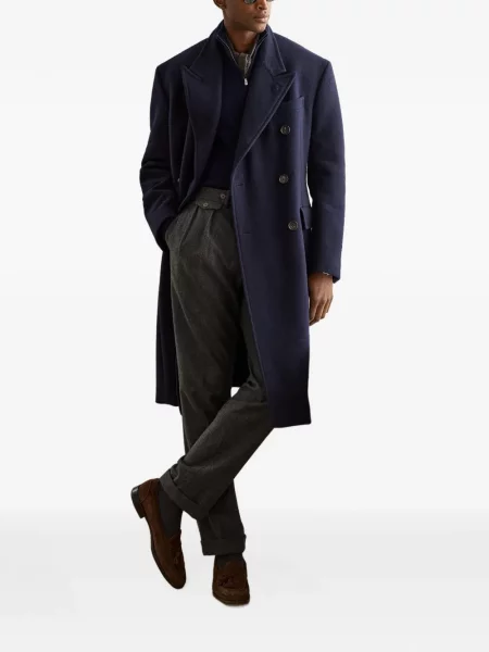 Kašmírový svetr Ralph Lauren Purple Label modrý