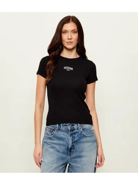 Guess Jeans Tricou | negru