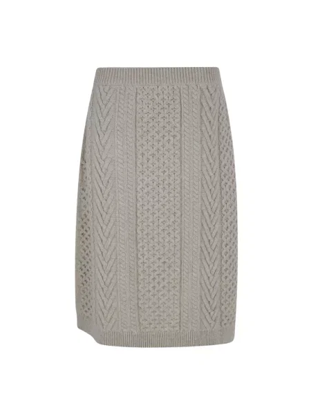 Spódnica Burberry wełniana beżowa