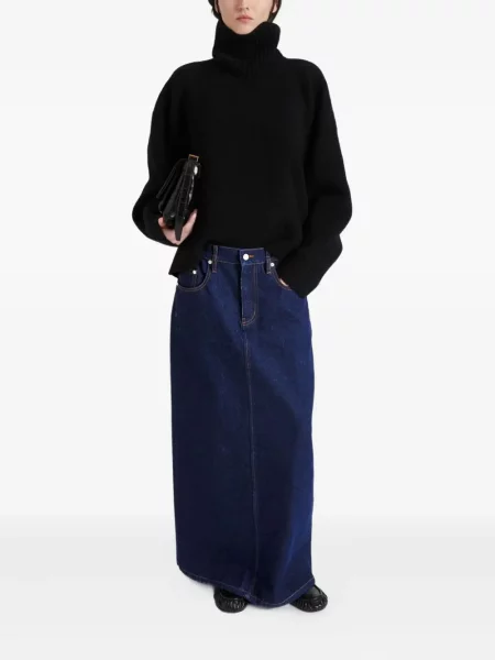 Fustă din denim Proenza Schouler albastru