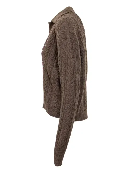 Polo Des Phemmes tricotate maro