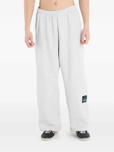 Długie legginsy Adidas z nadrukiem w paski niebieskie