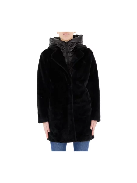 Sztuczne futro kurtka Bomboogie czarna