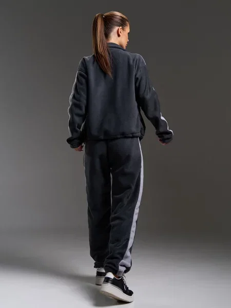 Флисовый спортивный костюм Issa Plus серый