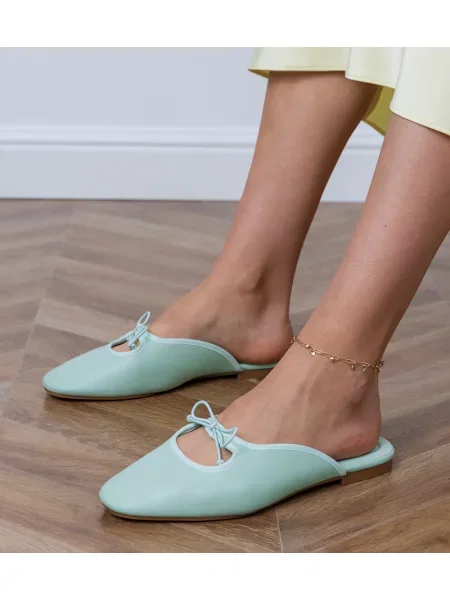 Sandali D/ceo brez pet zelena