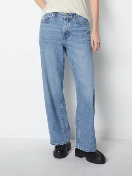 Marc O’Polo Широкі джинси Ліоцел/бавовна синій