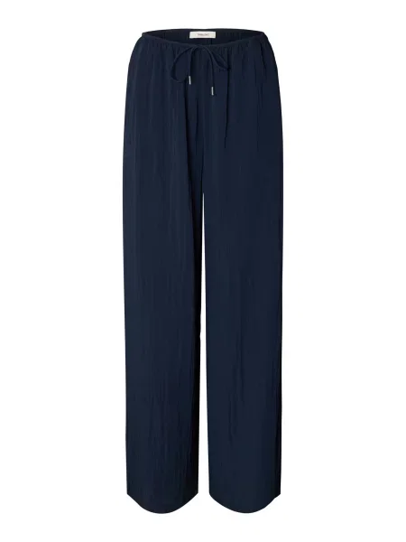 SELECTED Pantaloni SLFIONA bleumarin