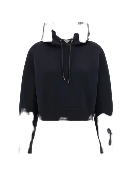 Długa bluza z kapturem Sacai niebieska