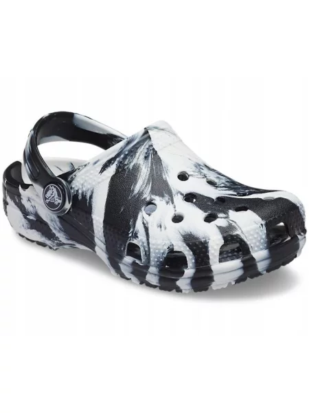 Chodaki Dla Dzieci Crocs Classic Marbled Kids Clog. czarne