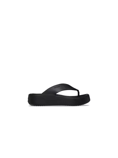 Platform talpú vietnámi papucs Crocs fekete